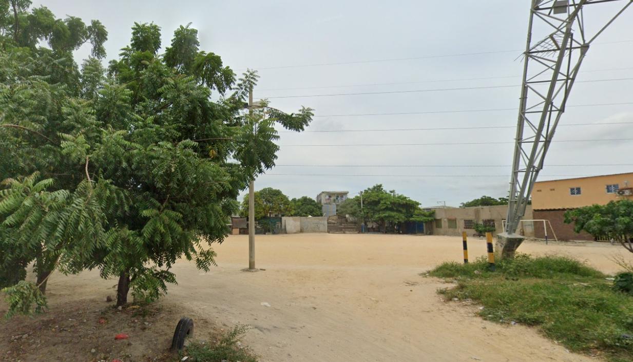 Cancha de fútbol del barrio Villa Muvdi. 