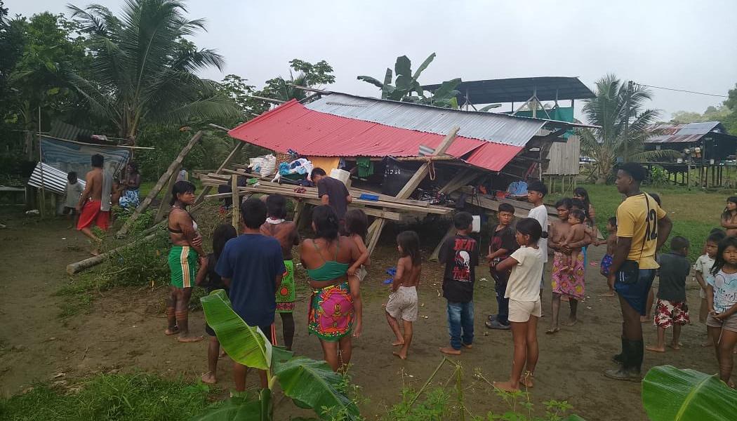 Comunidades indígenas del Chocó afectadas por el terremoto y vulnerables por conflicto armado