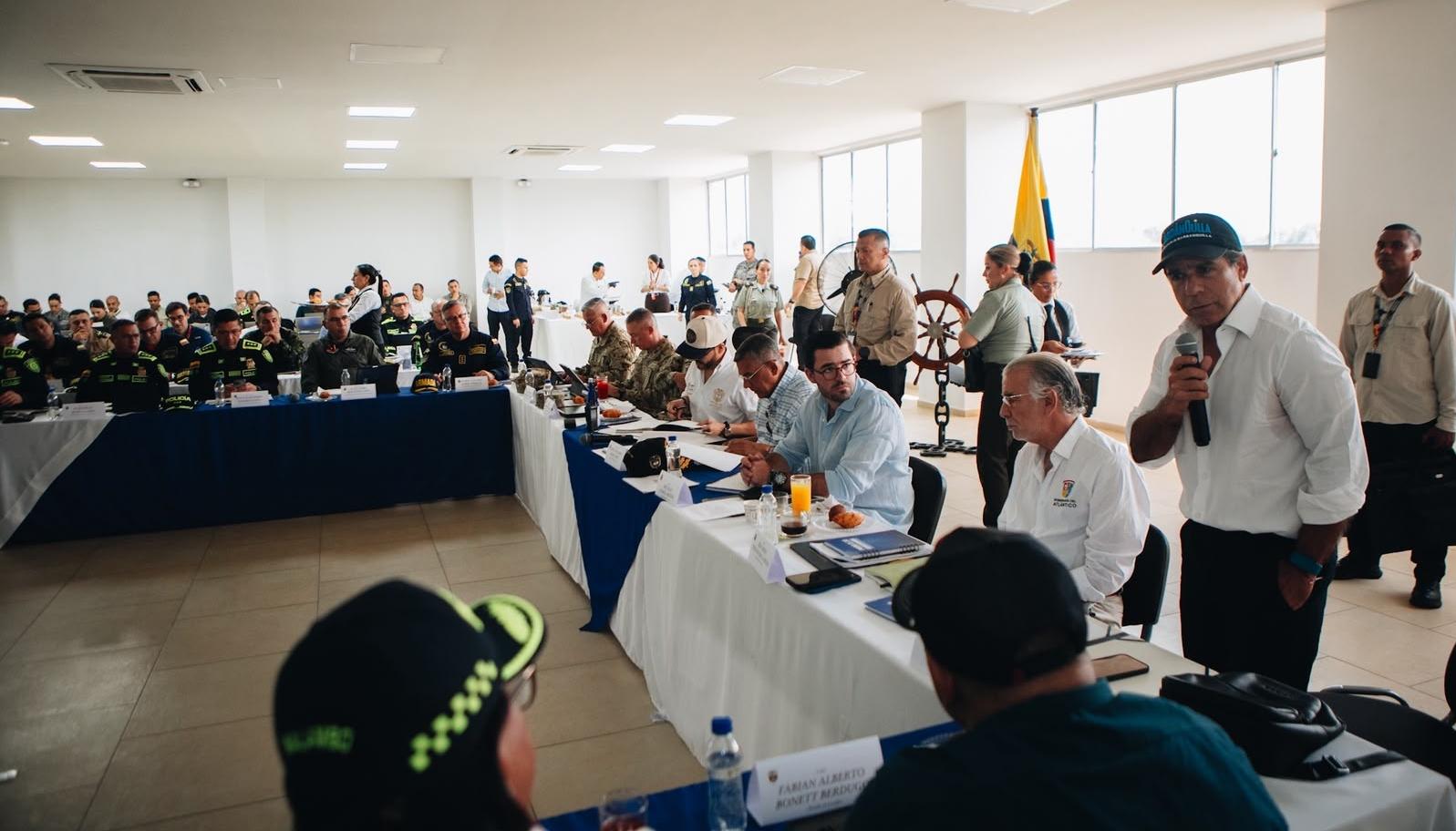 Imagen del Consejo de Seguridad realizado en Barranquilla, el pasado domingo.