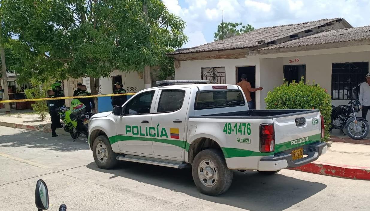 Lugar donde se perpetró un crimen en Sabanalarga.