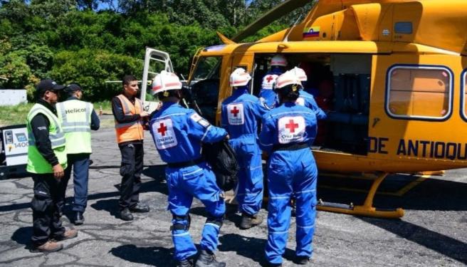 Imagen de la operación de la Cruz Roja.