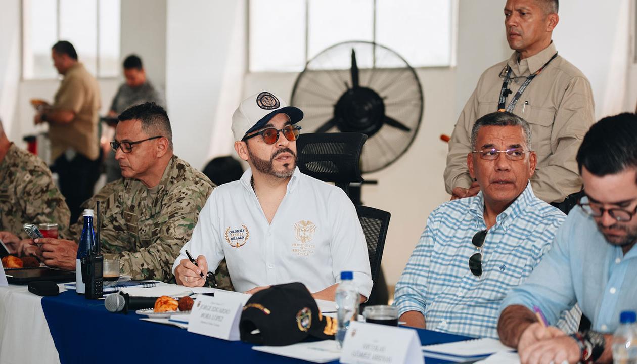 El Presidente de Colombia, Abelardo De La Espriella.
