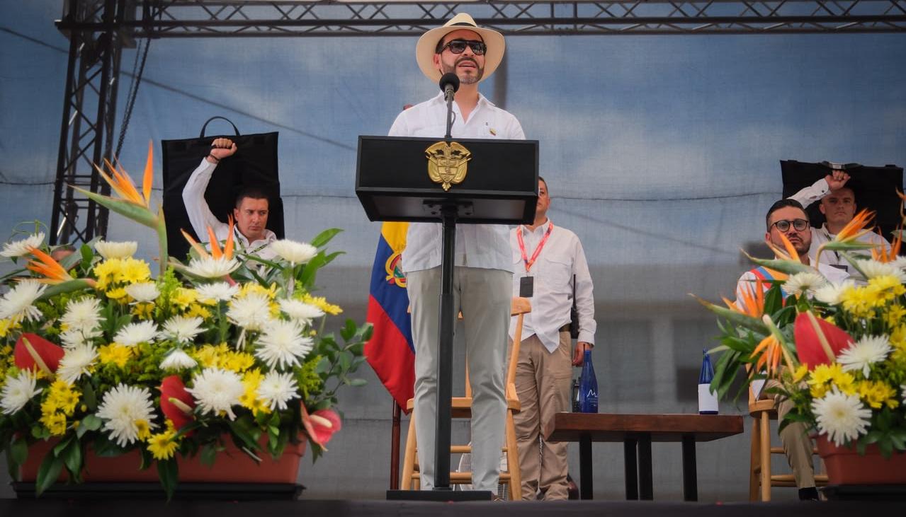 El Presidente Abelardo De La Espriella.