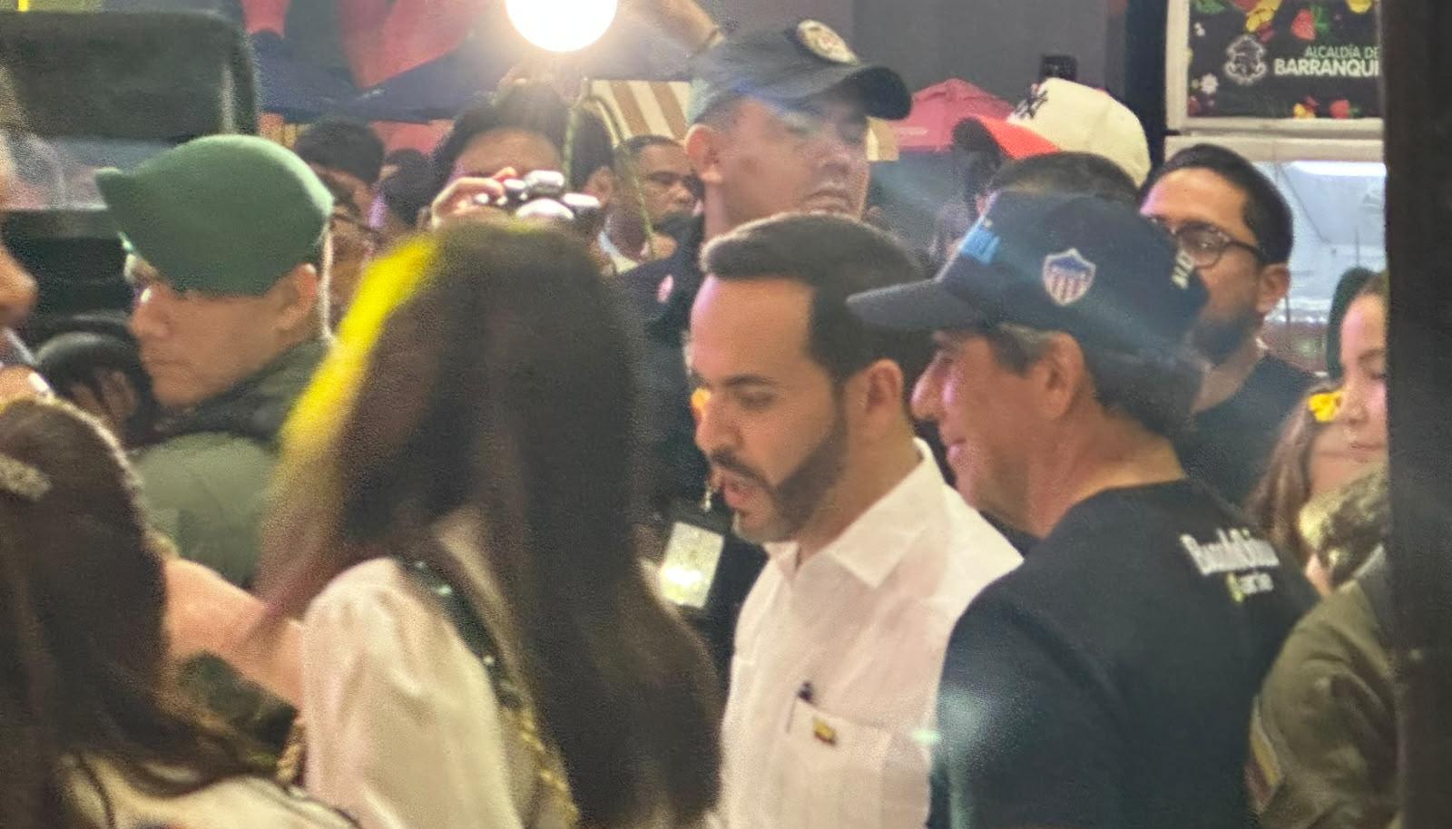 El Presidente Abelardo De La Espriella junto al alcalde Alejandro Char.