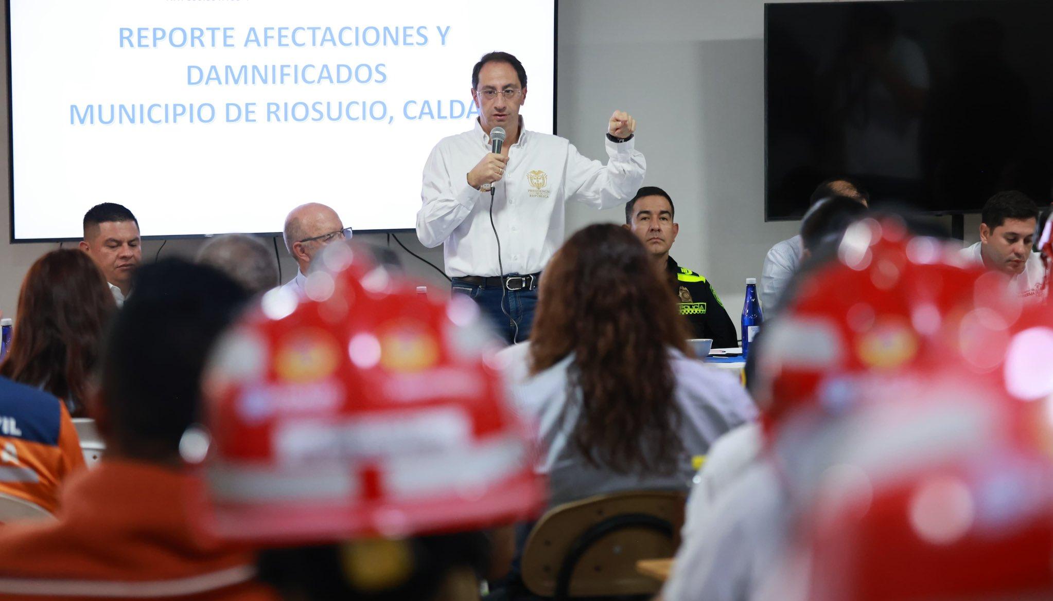 El Vicepresidente hoy en Riosucio