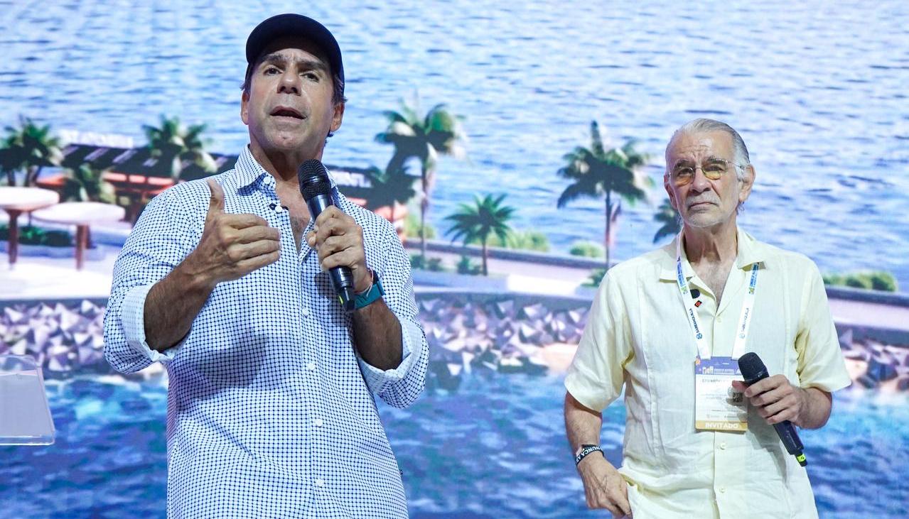 El alcalde Alejandro Char y el gobernador Eduardo Verano, durante el Congreso Nacional de Anato 2026.