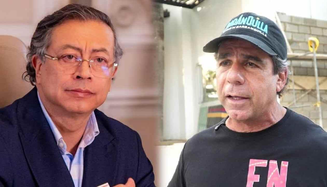 El expresidente Petro y el alcalde Alejandro Char.