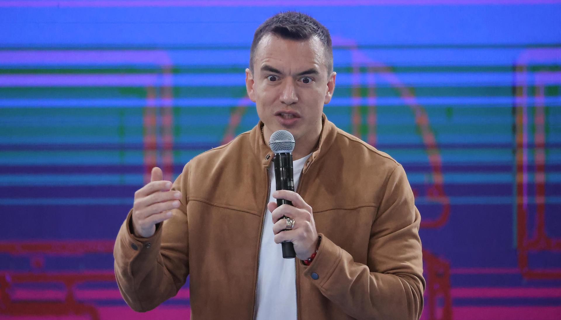 Daniel Noboa, presidente de Ecuador.