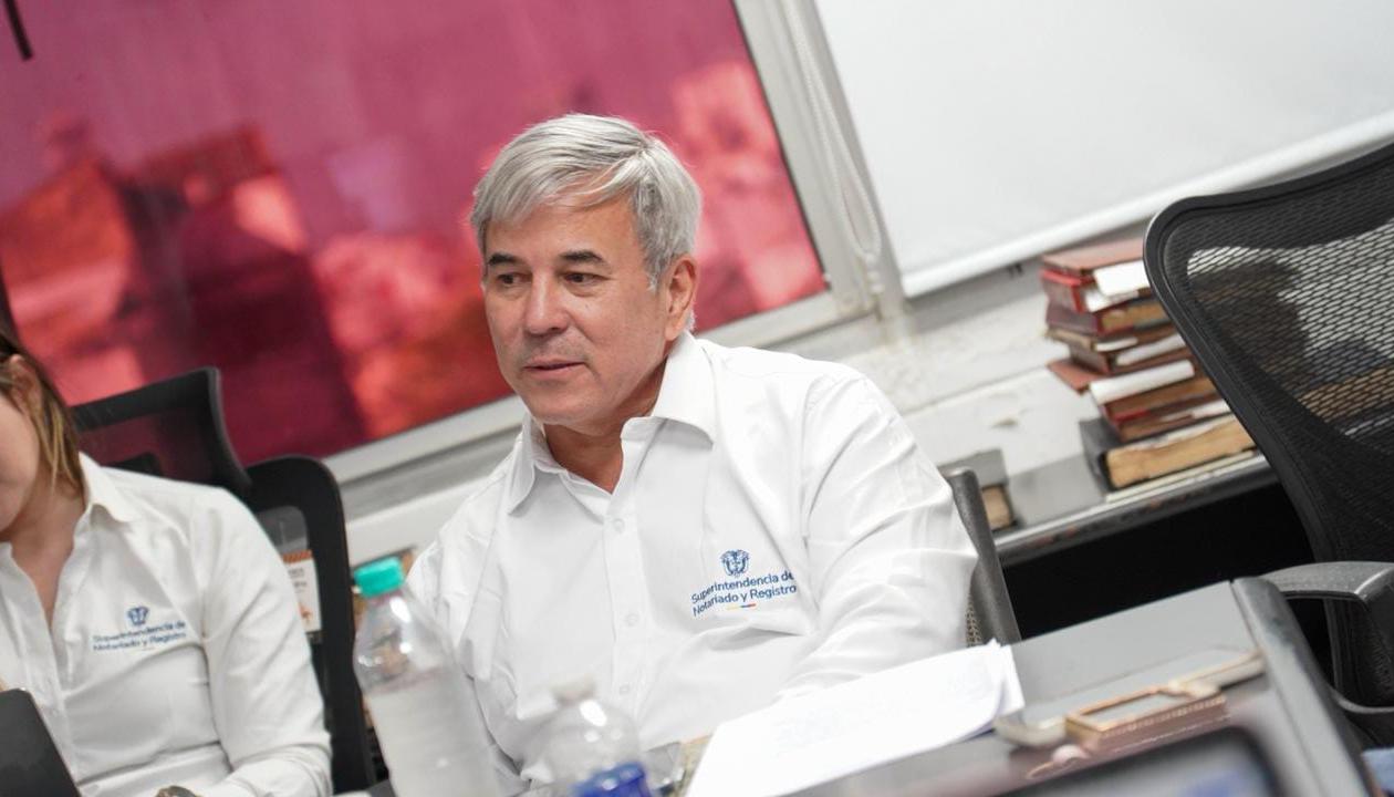 El superintendente de Notariado y Registro, Joaquín Méndez Llach.