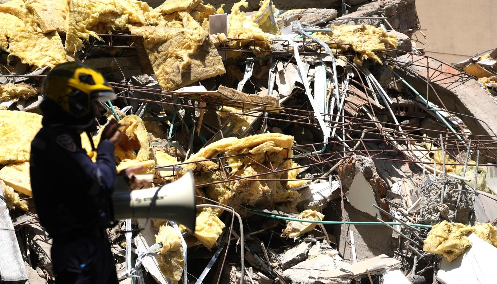 Zona destruida por el terremoto en el suroccidente de Colombia. 