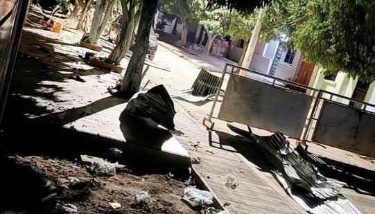Estación de Policía de San Roque, Curumaní, después del ataque