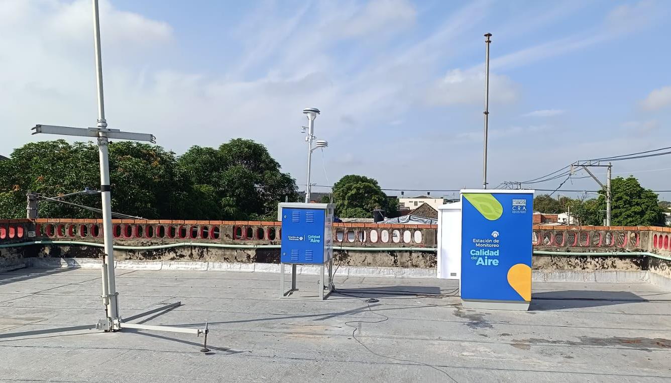 Estaciones de monitoreo de la calidad del aire. 
