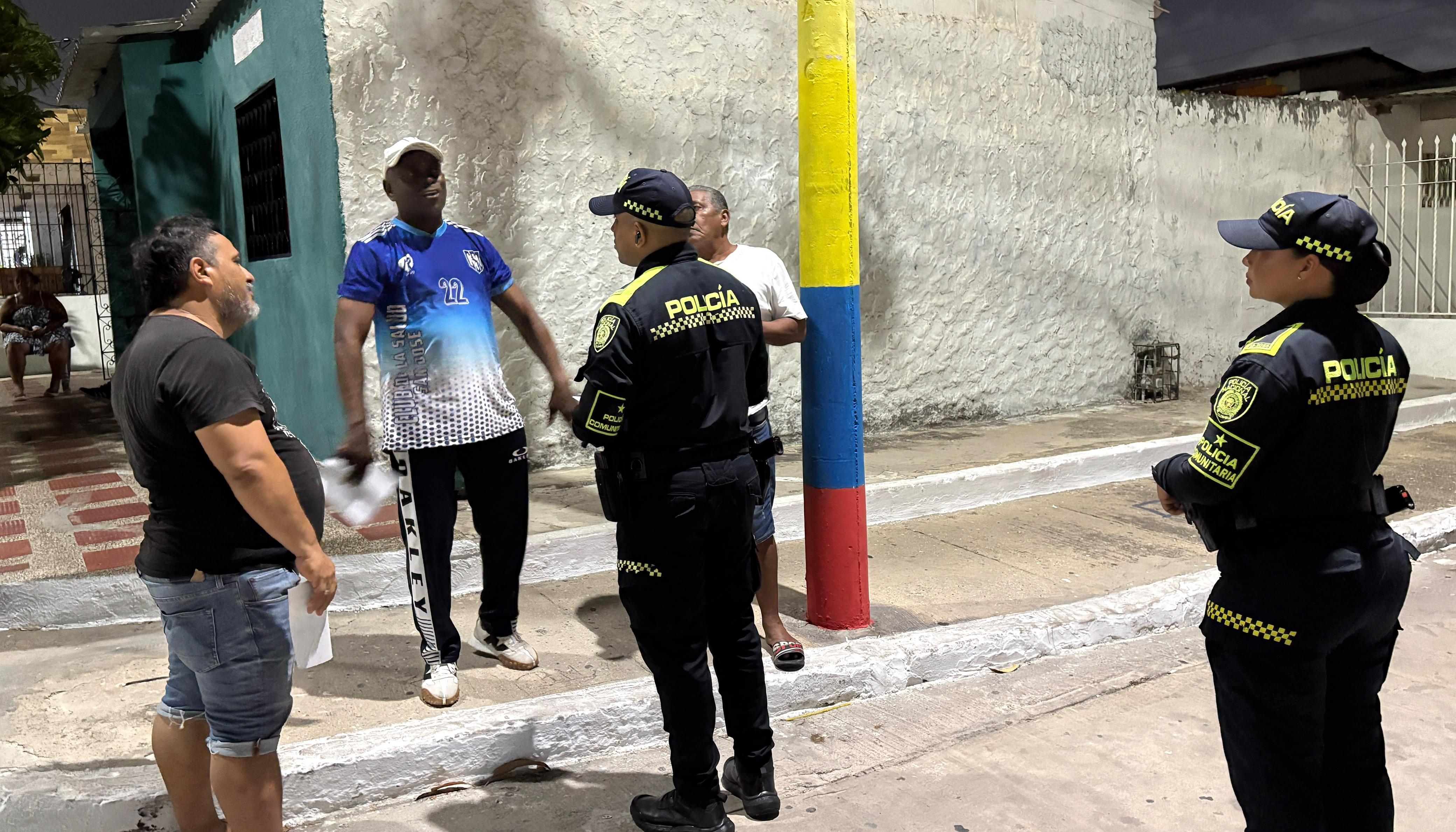 Acciones preventivas y de acompañamiento ciudadano en Las Nieves. 