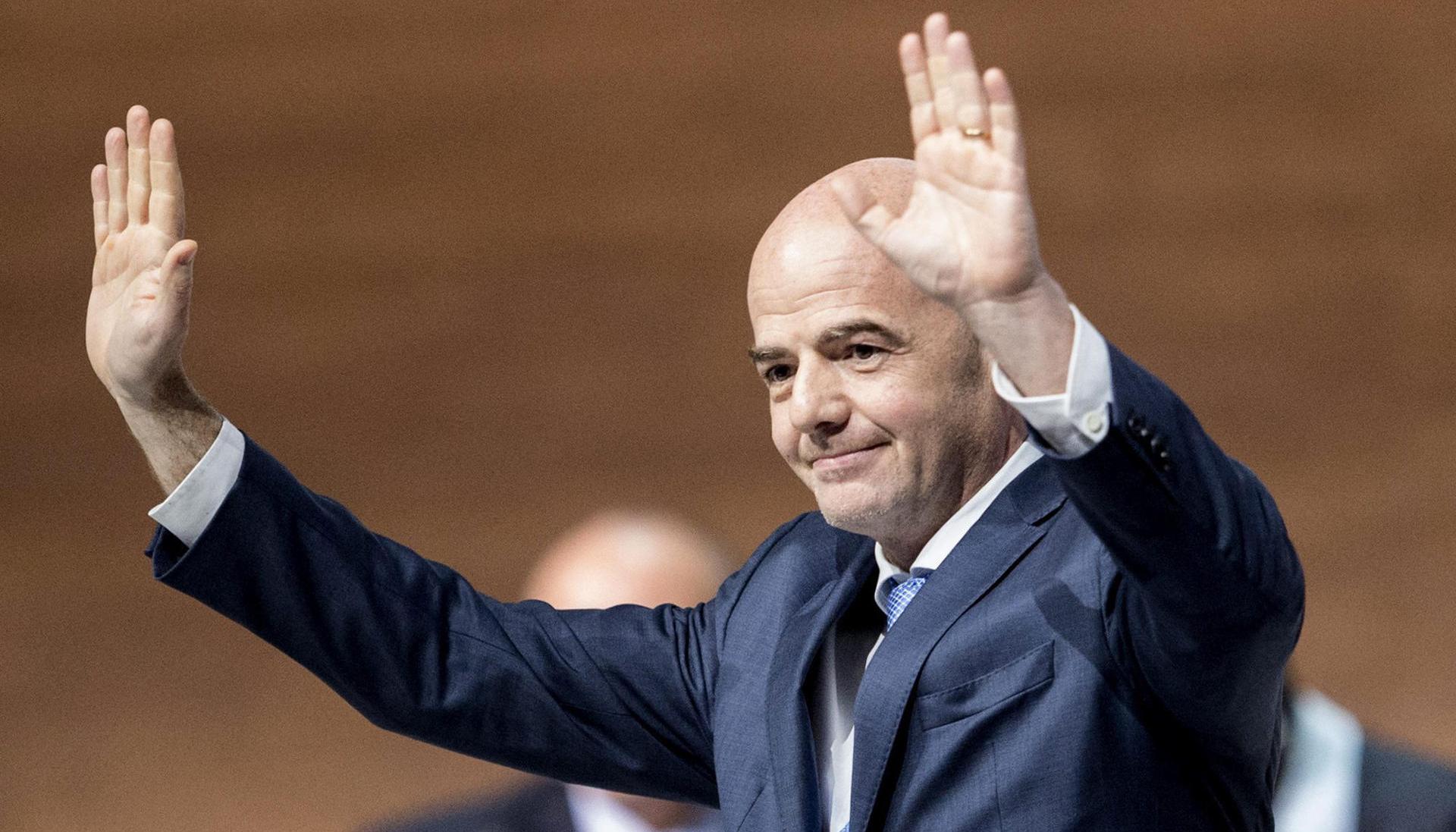 Gianni Infantino, presidente de la FIFA.