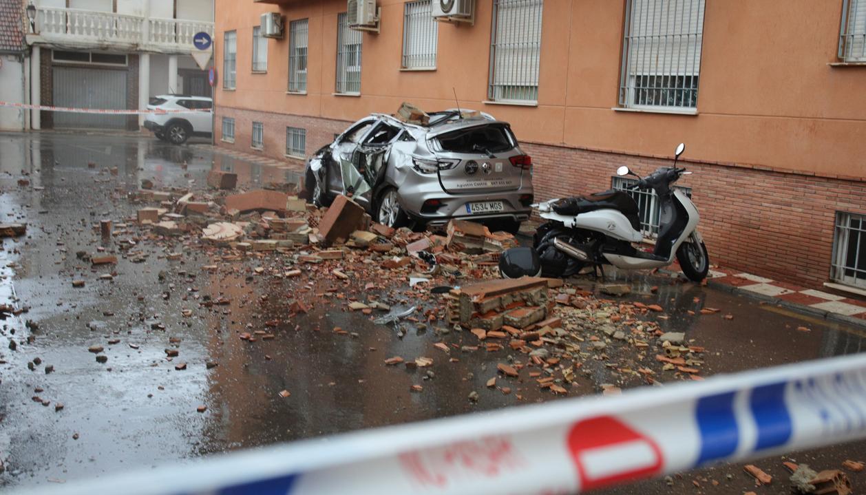 Daños causados por el terremoto registrado este sábado en la provincia de Granada.