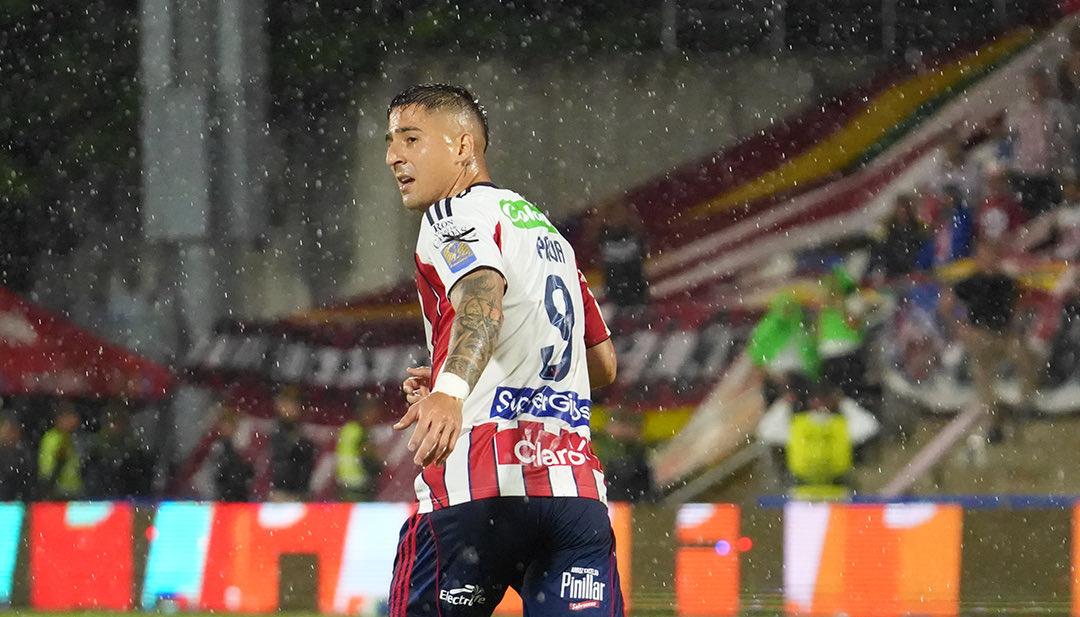 Guillermo Paiva, delantero de Junior, anotó el 1-1 al 88'.