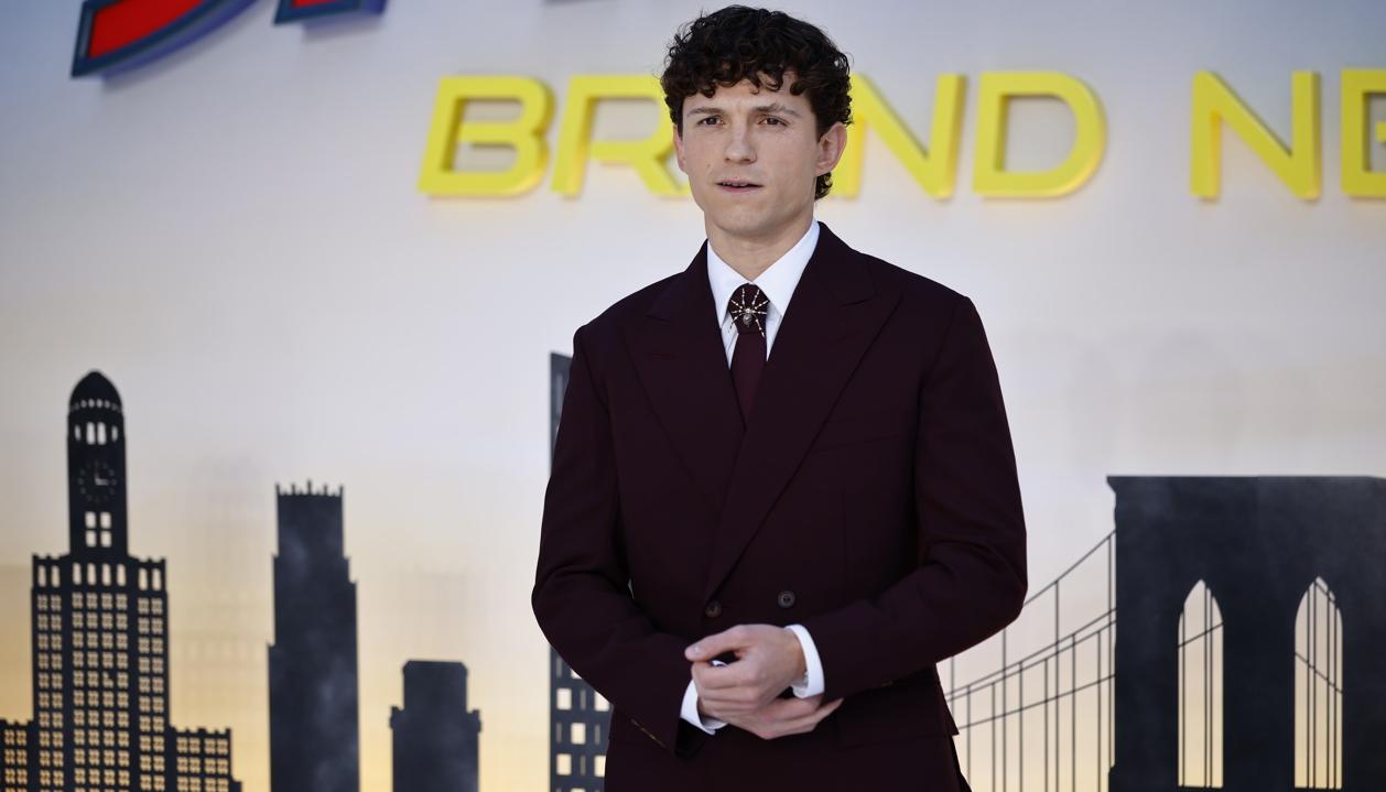 El actor Tom Holland, protagonista de la película.
