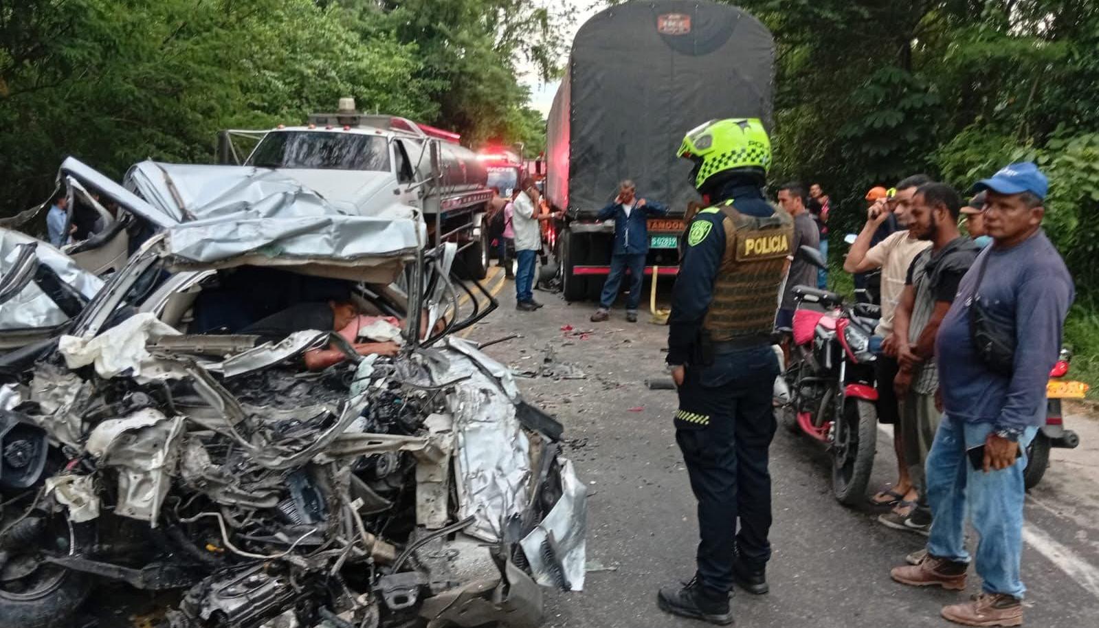 Accidente en Zona Bananera. 