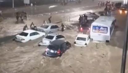 Inudaciones en Caracas.