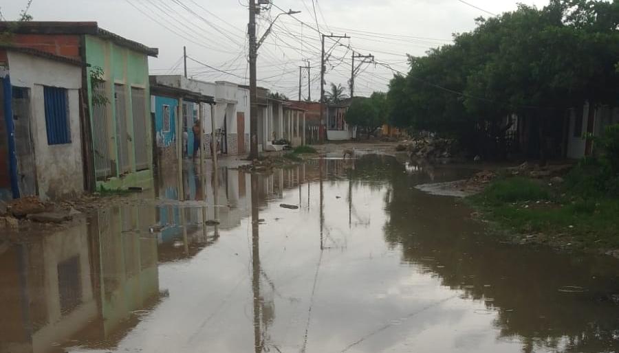 Inundaciones en el corregimiento La Playa
