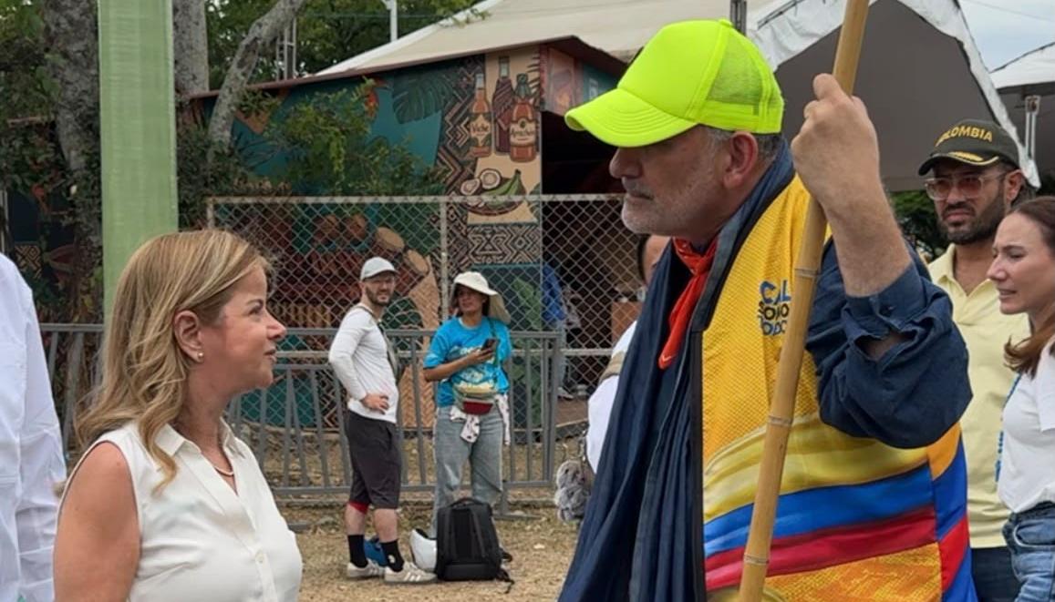La Ministra de Transporte en atención de la emergencia