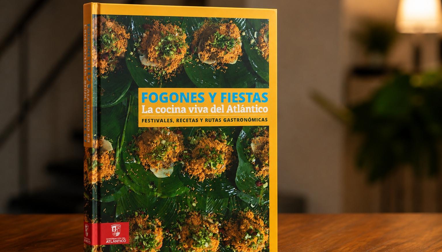 La portada del libro está inspirada en los pasteles de Pital de Megua.