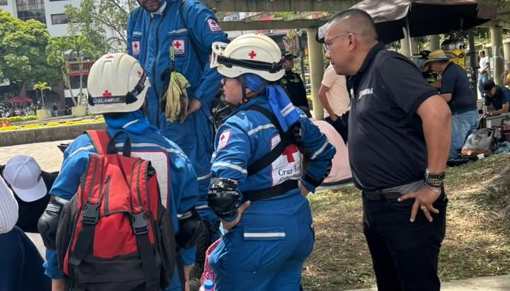 Leonardo Reales, personero de Pereira durante la atención a la emergencia.
