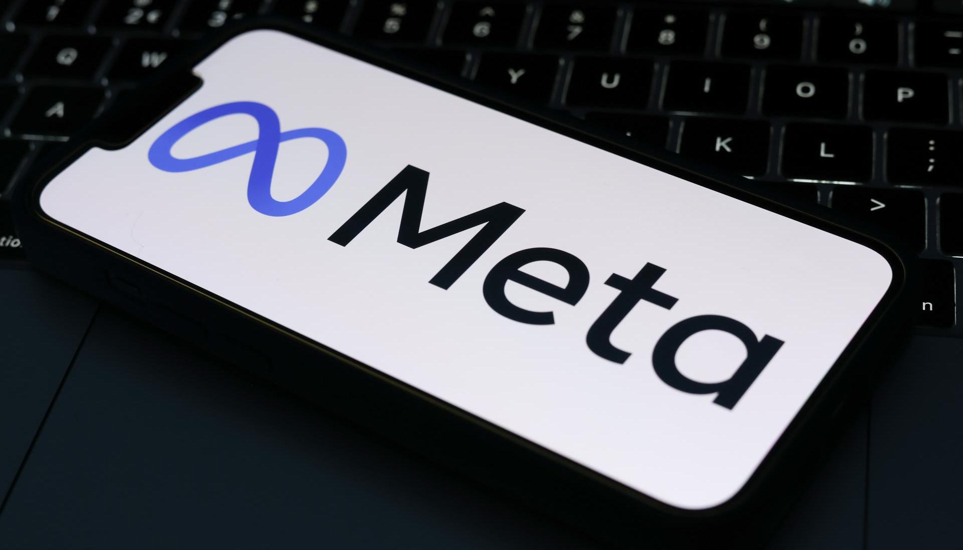 Logo de Meta. 