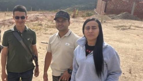 Los tres policías secuestrados.