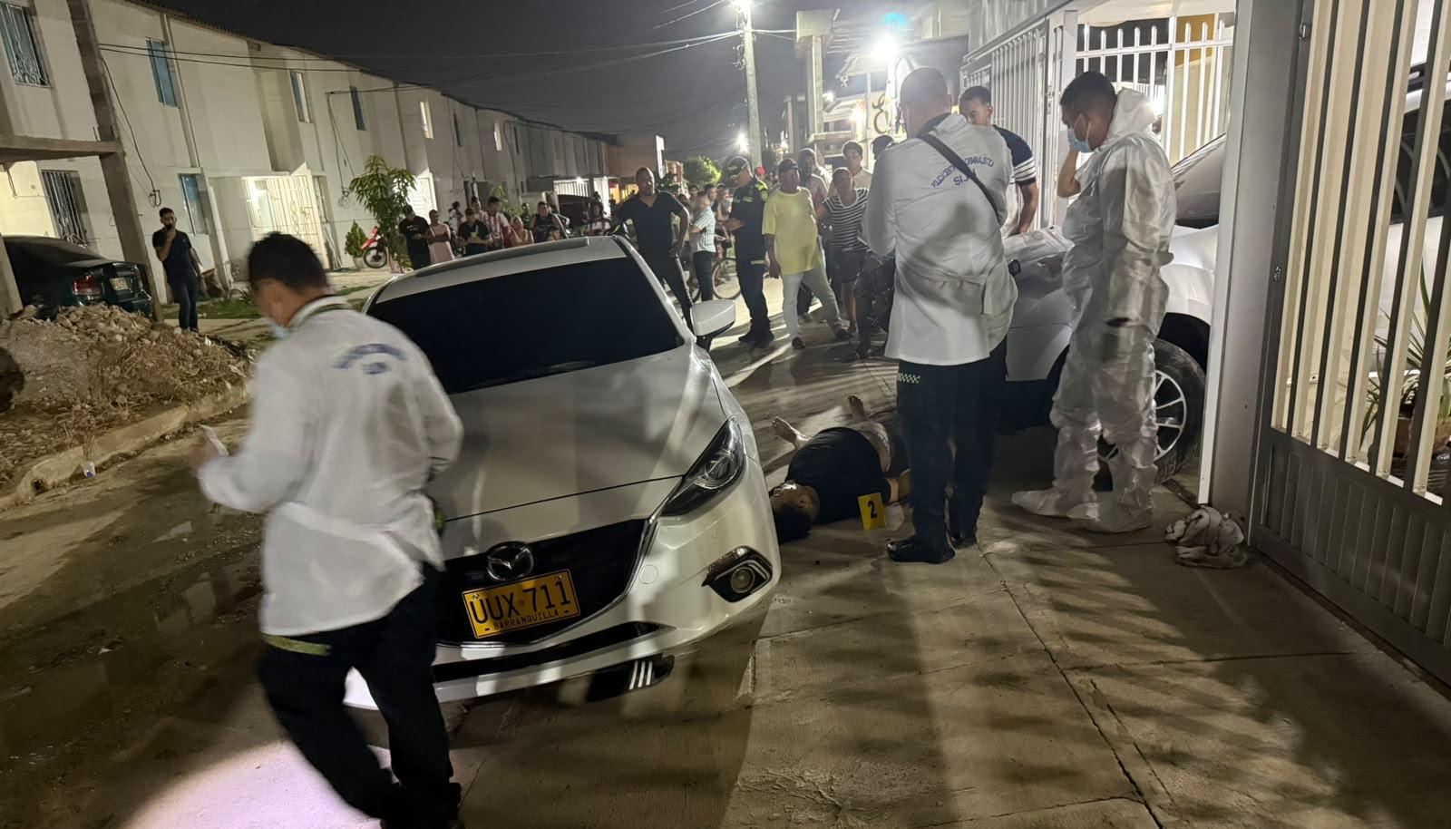 Lugar del asesinato en Caribe Verde