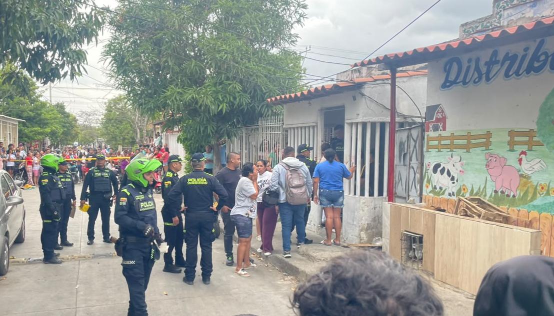Lugar donde sucedió el crimen.