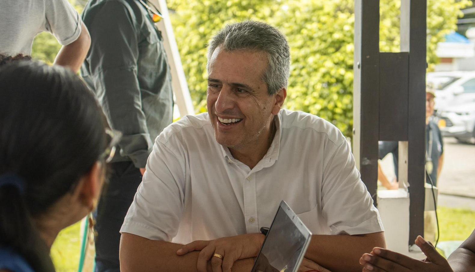 Luis Fernando Velasco, exministro del Interior. 