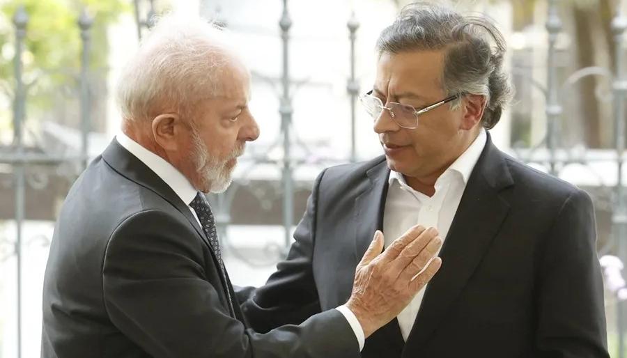 Luiz Inácio Lula da Silva y Gustavo Petro.