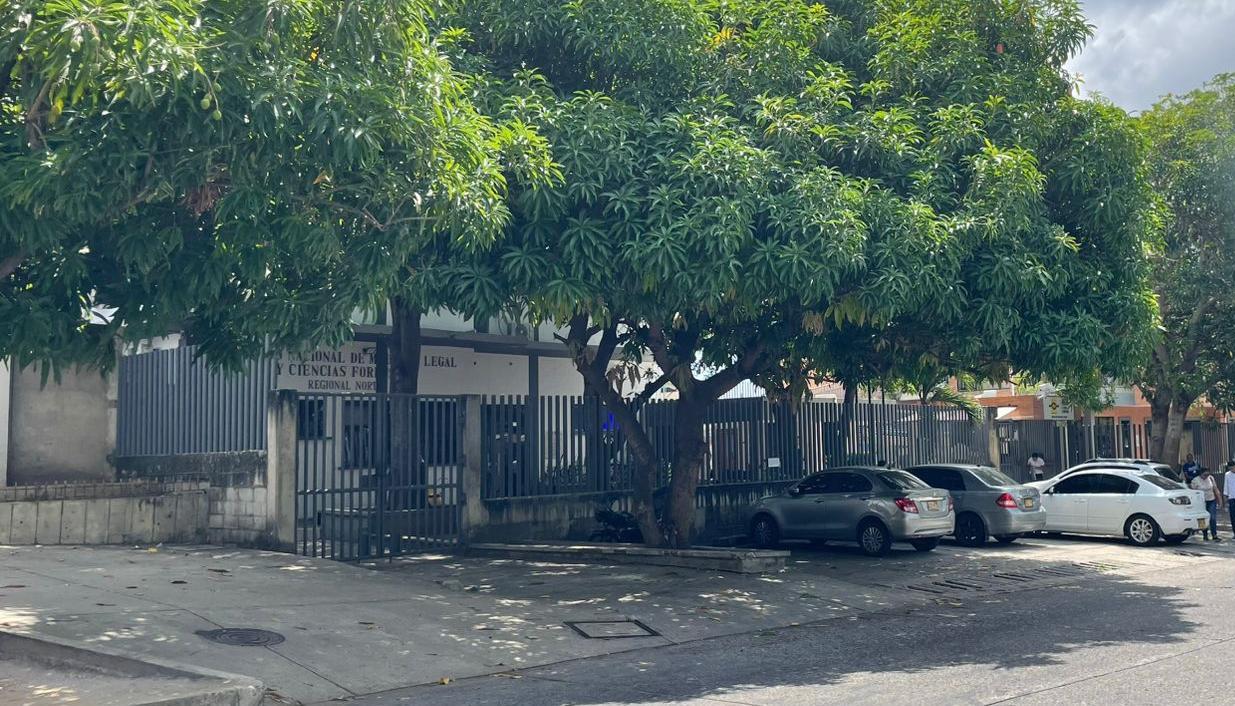 Fachada de Medicina Legal en Barranquilla.