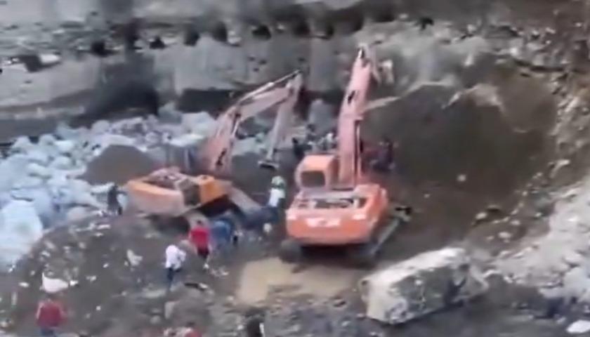 La mina donde se registró la emergencia.