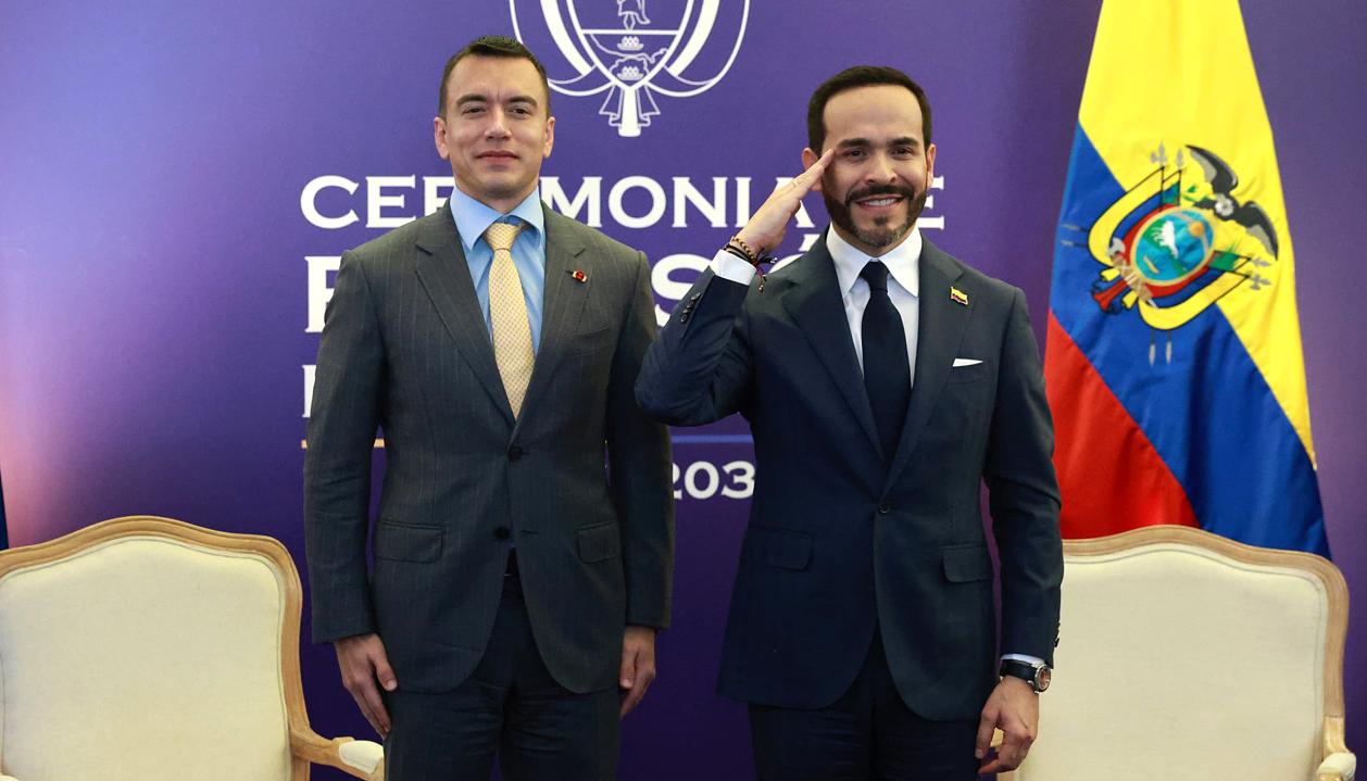 Daniel Noboa y Abelardo De La Espriella.