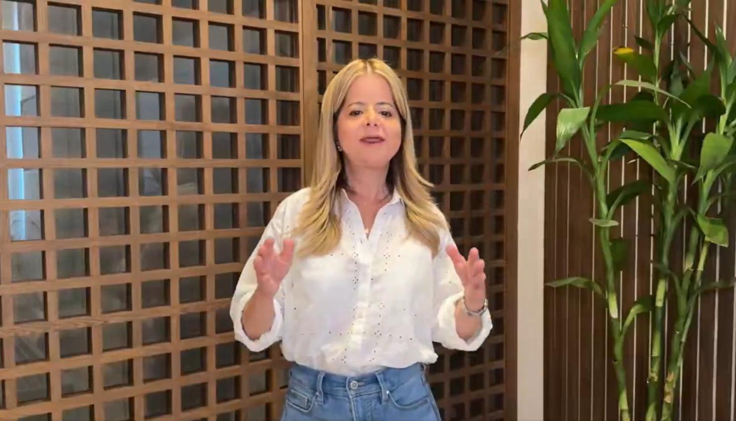 Ministra de Transporte, Elsa Noguera.