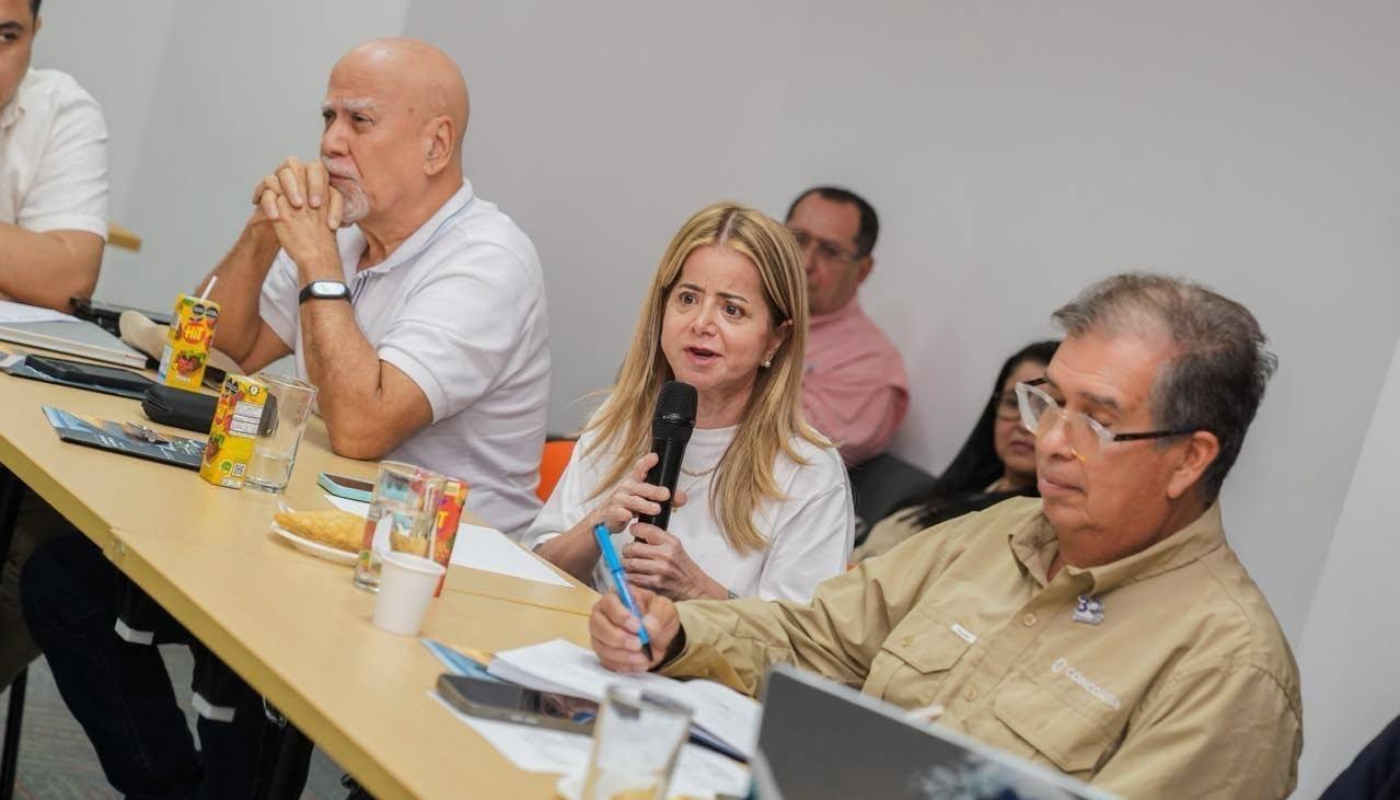 La Ministra de Transporte, Elsa Noguera.