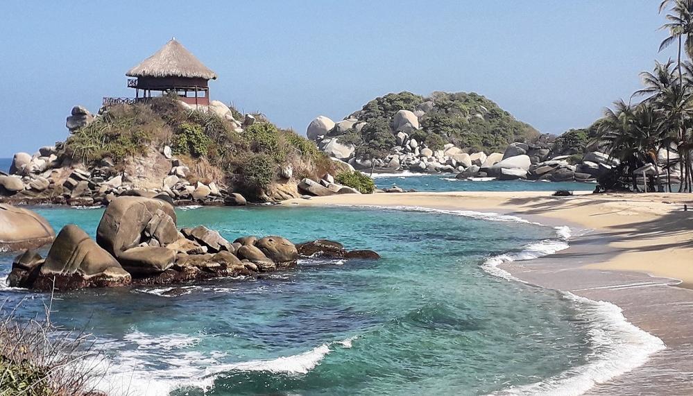 Aspecto del Parque Tayrona. 
