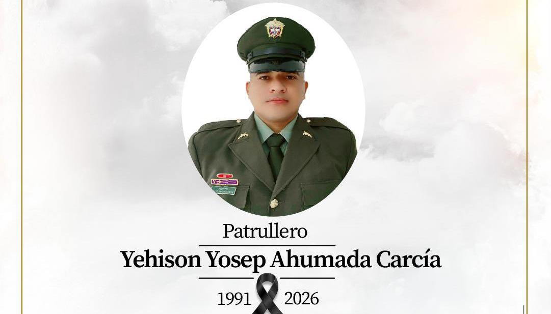 Patrullero Yehison Ahumada García.