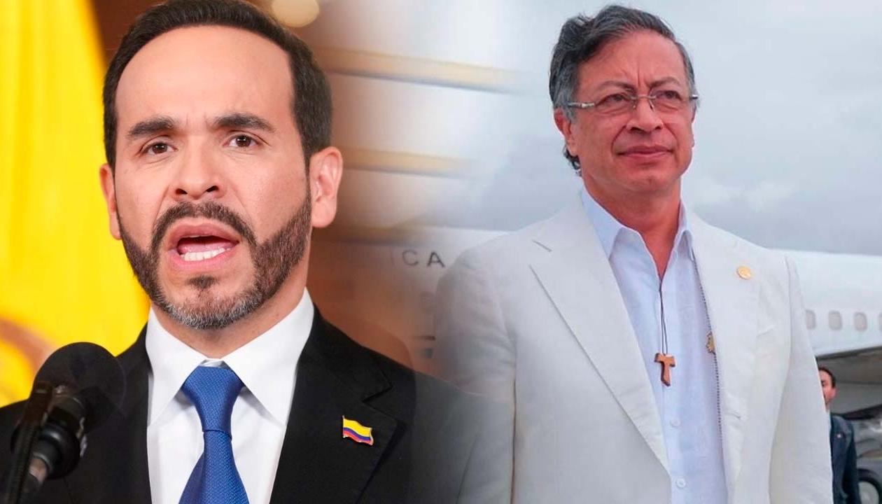 Presidente Abelardo De La Espriella y el expresidente Gustavo Petro. 