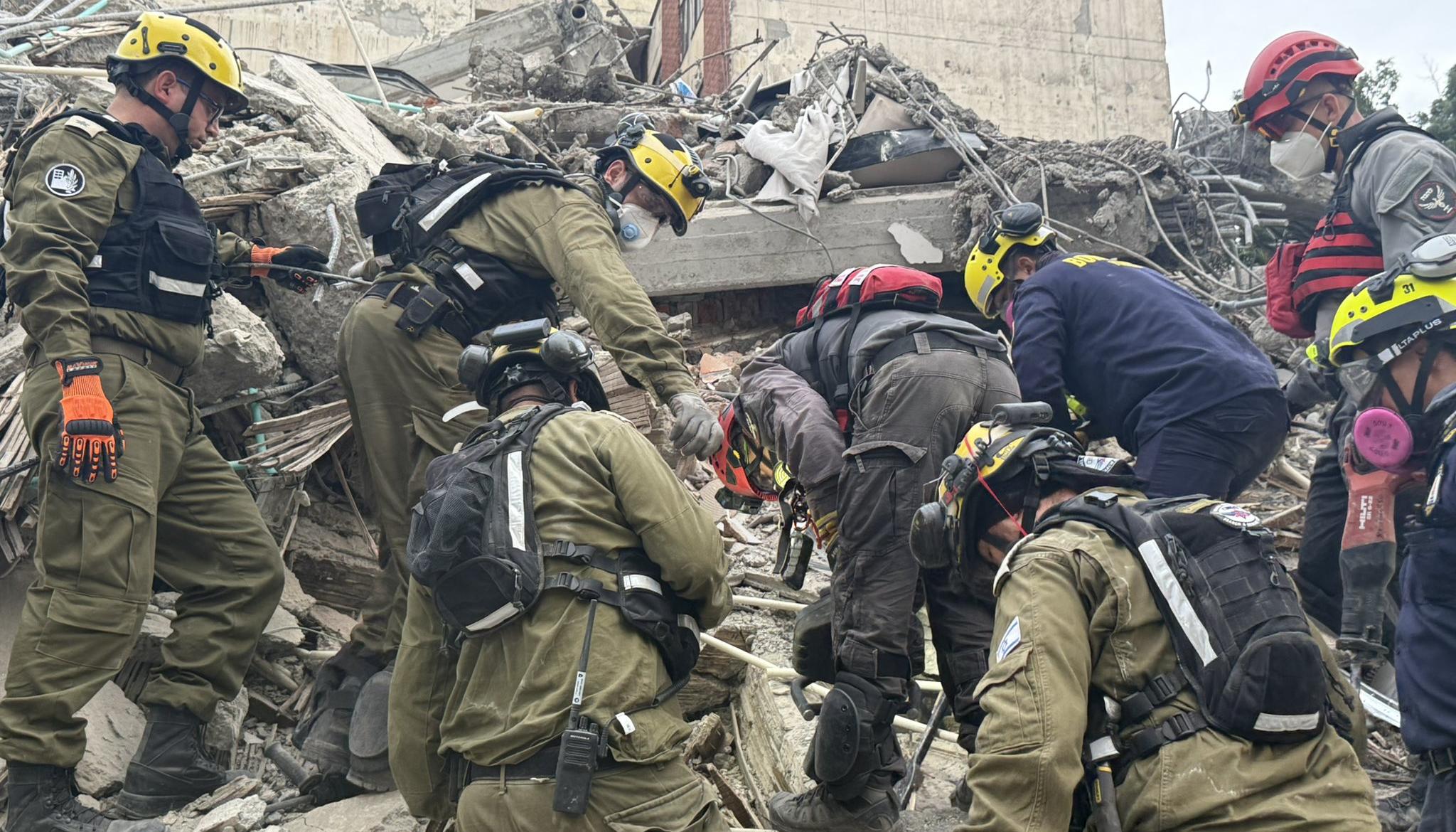 Imagen de las labores de rescate.