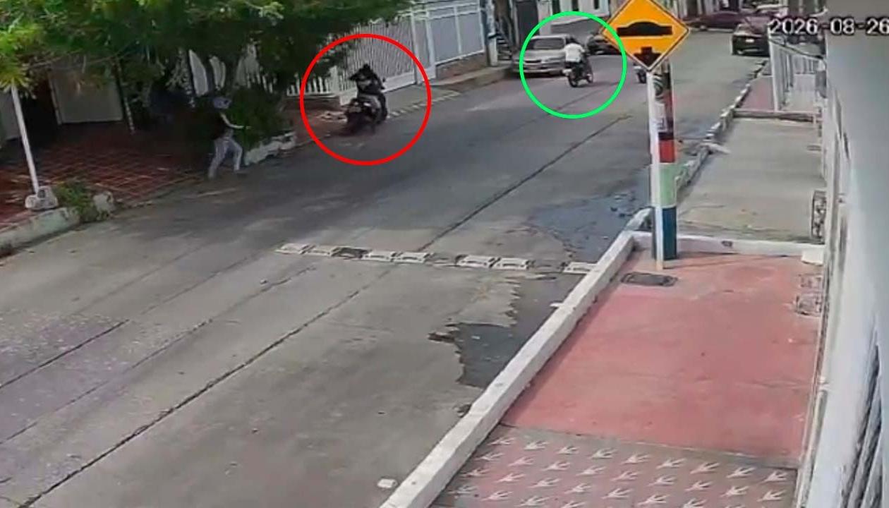 Robo de motocicleta en el barrio Buena Esperanza. 