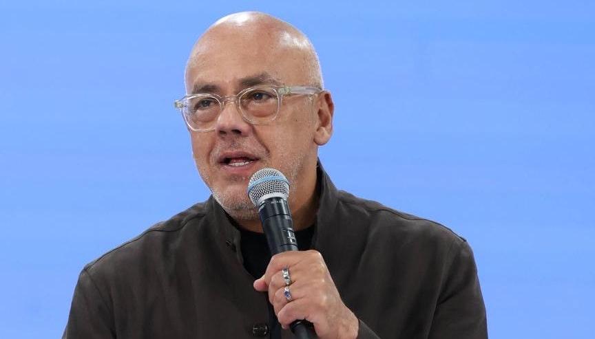 El jefe negociador del chavismo, Jorge Rodríguez.