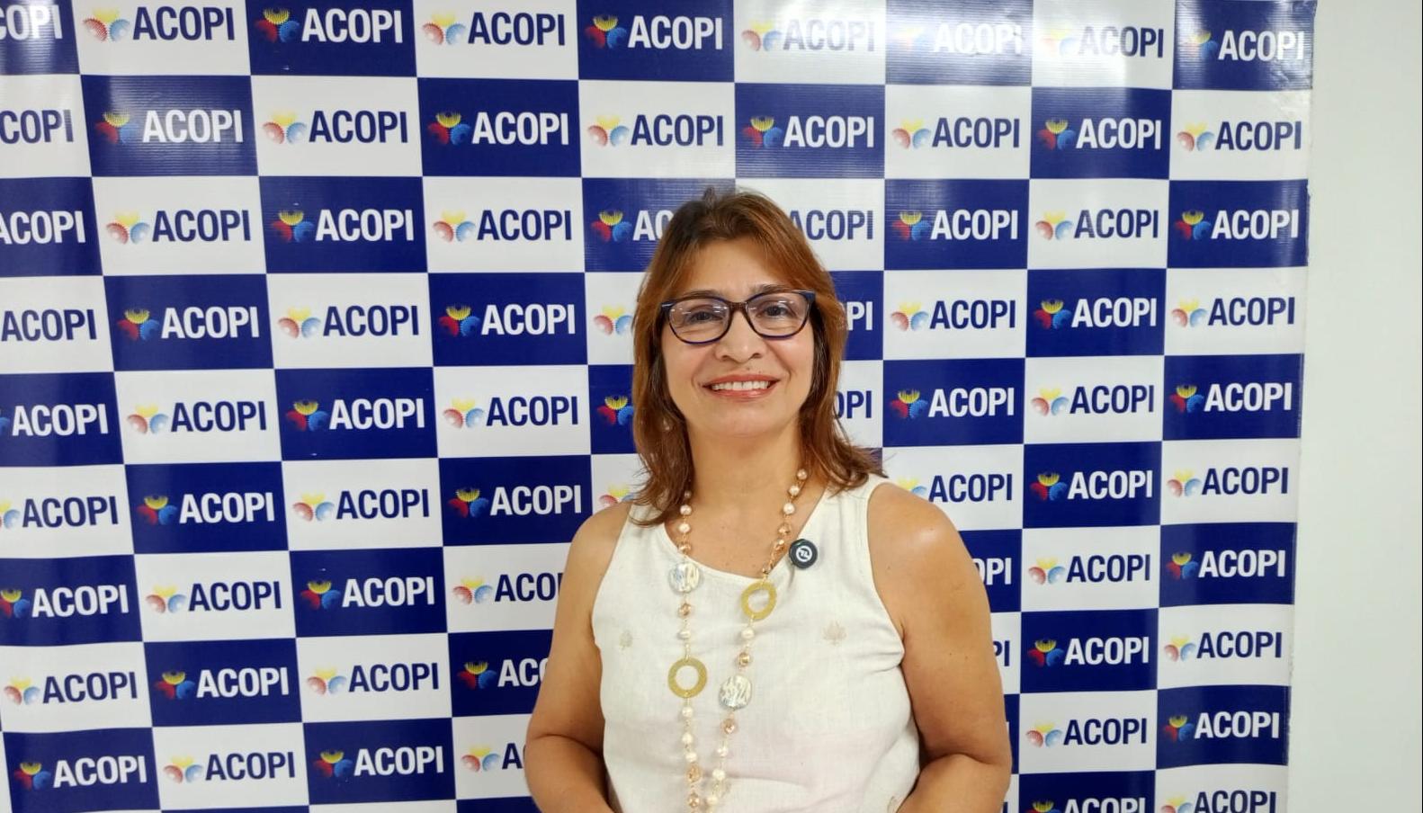 Rosmery Quintero, presidenta del Observatorio Nacional de la MiPyme y directora ejecutiva de Acopio Atlántico.