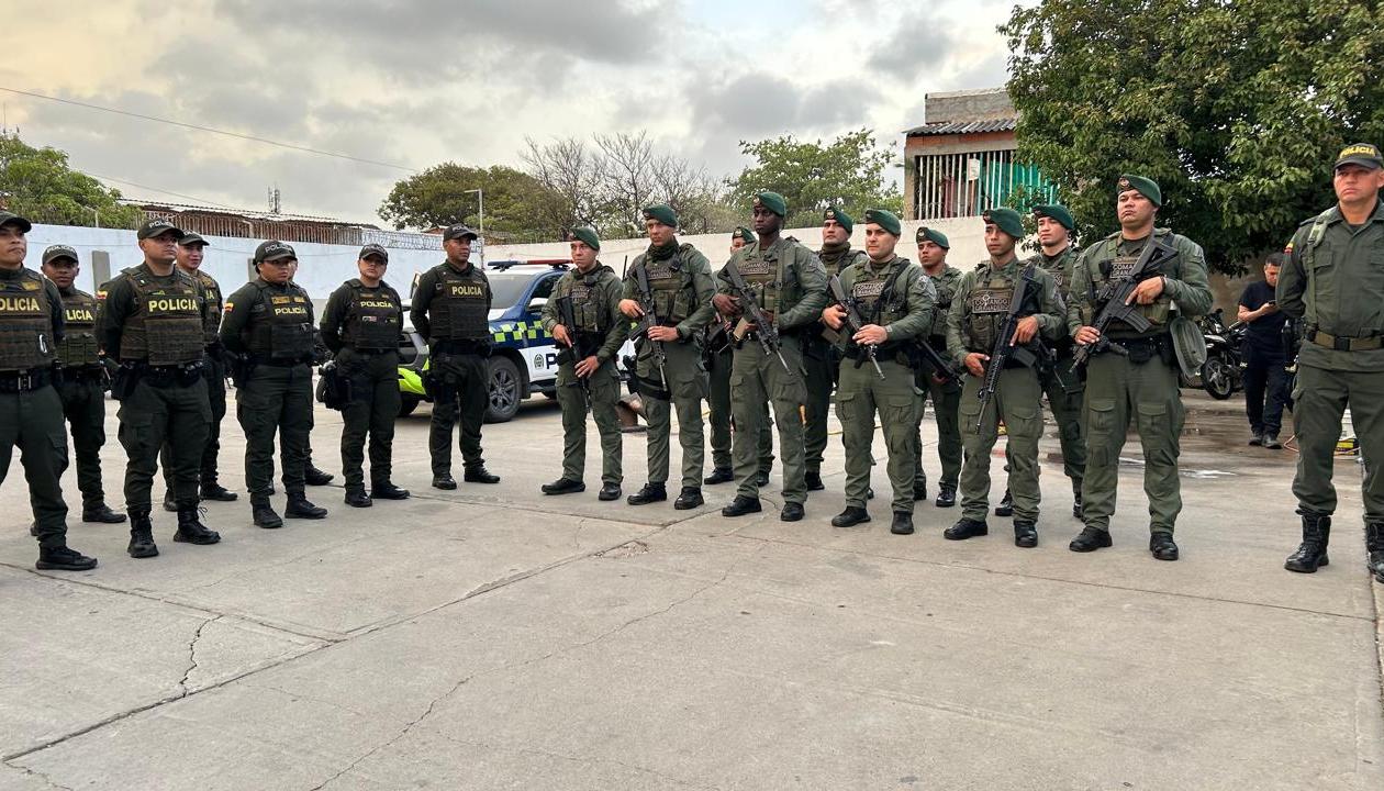 Los uniformados estarán ubicados en puntos estratégicos. 