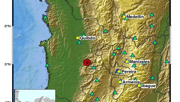 Reporte del Servicio Geológico. 