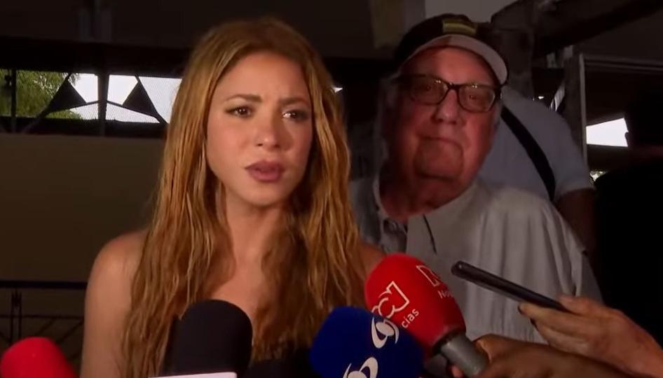Shakira y el filántropo Howard Buffett.