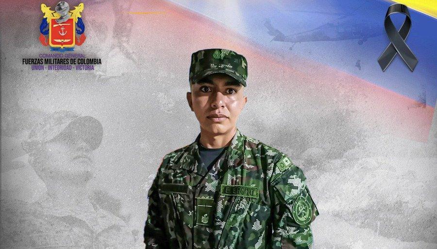 Soldado profesional Jhoan Camilo Sanabria Mendoza.