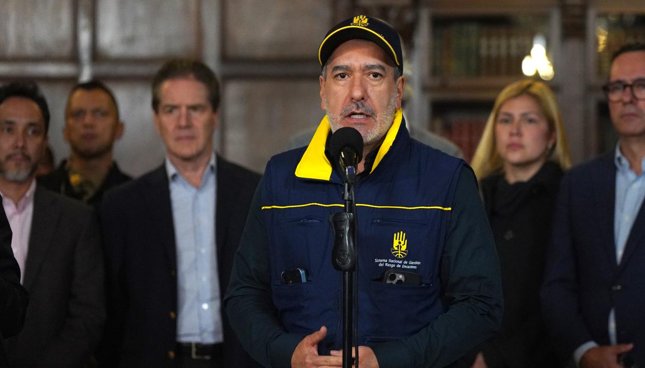 El director de la Unidad Nacional de Gestión del Riesgo de Desastres (UNGRD), Daniel Tamayo.